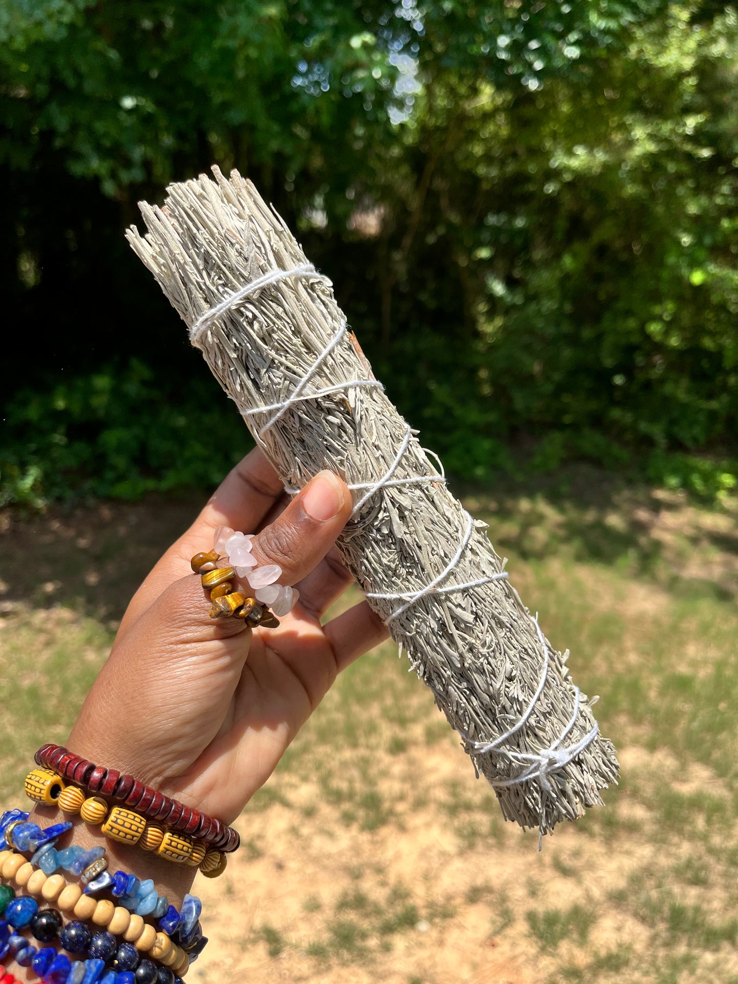 9” Blue Sage Smudge Stick