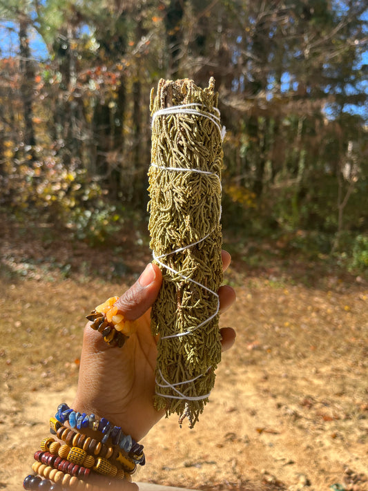 9” Juniper Smudge Stick