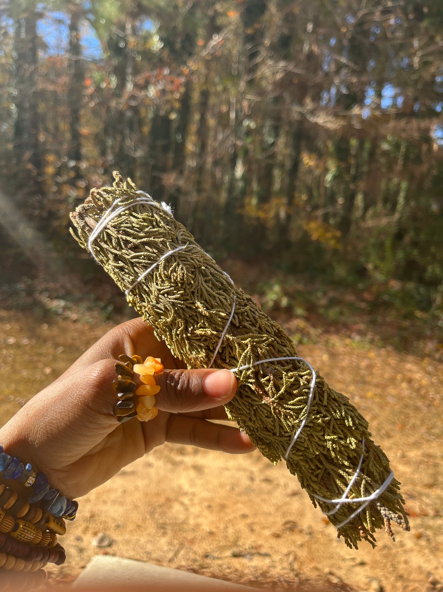 9” Juniper Smudge Stick