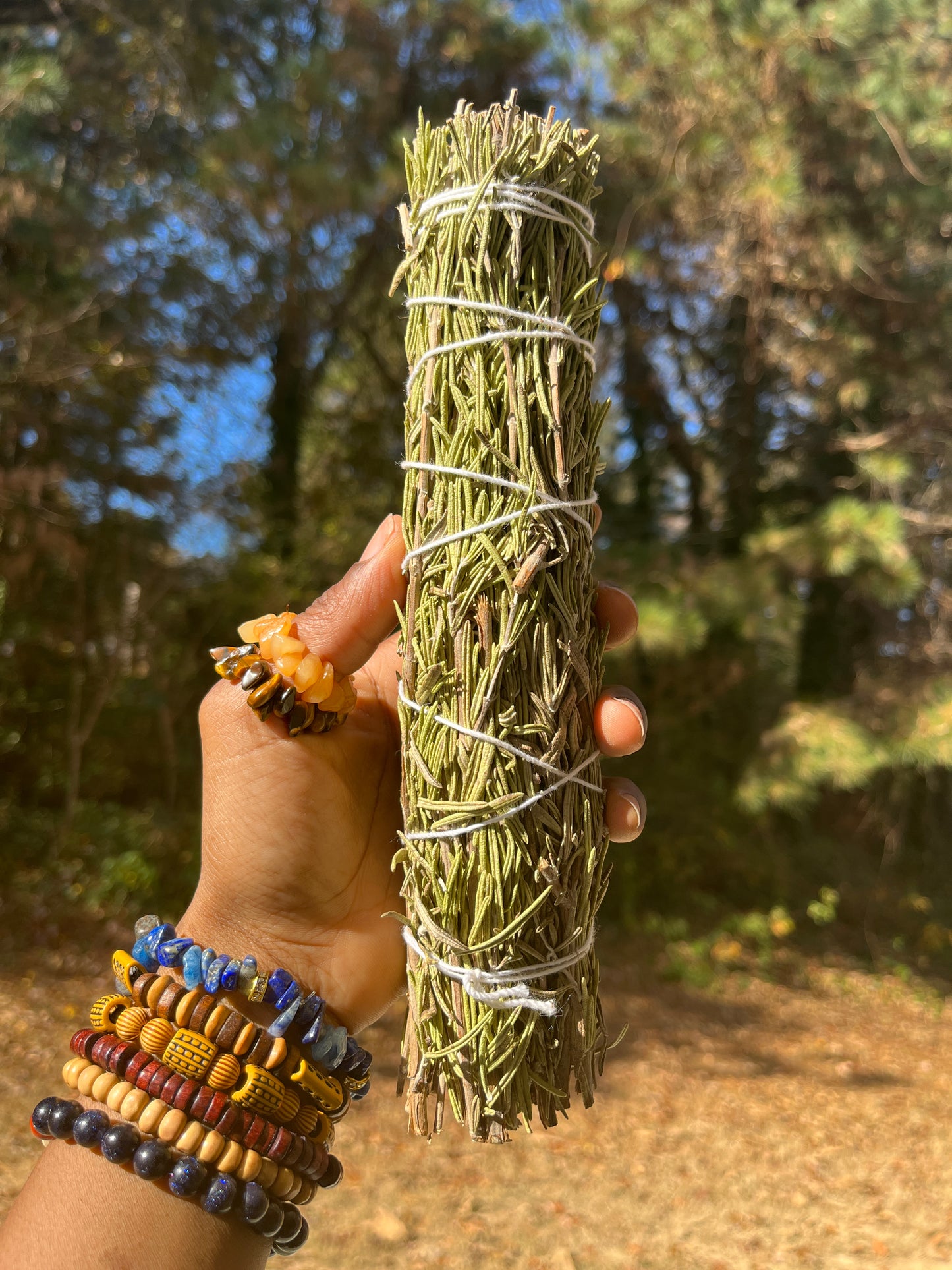 9” Rosemary Smudge Stick